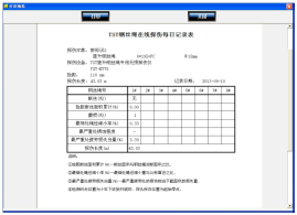 石油用鋼絲繩在線監測系統檢測報告